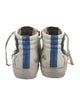 Golden Goose Leather Colorblock Pattern Sneakers