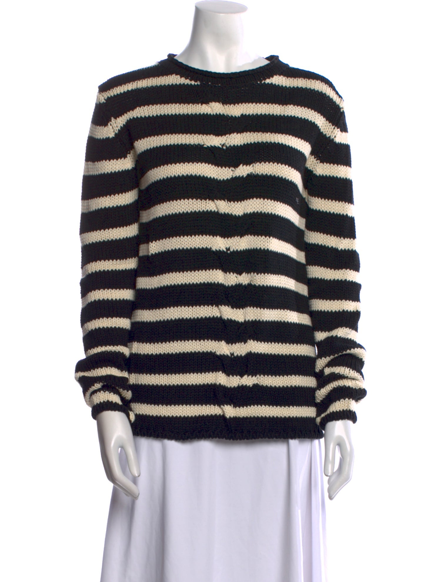 Golden Goose Striped Crew Neck Sweater