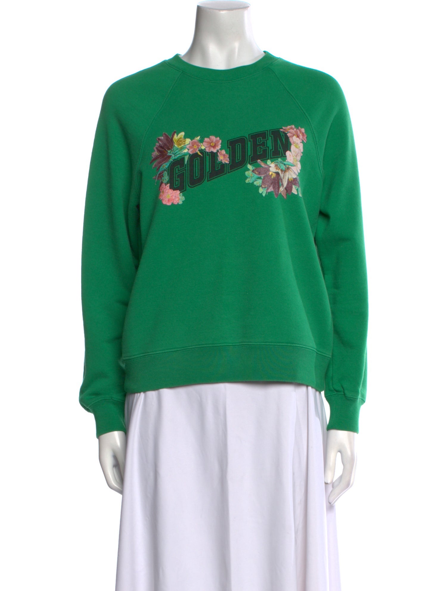 Golden Goose Graphic Print Crew Neck Sweatshirt