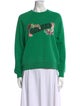 Golden Goose Graphic Print Crew Neck Sweatshirt
