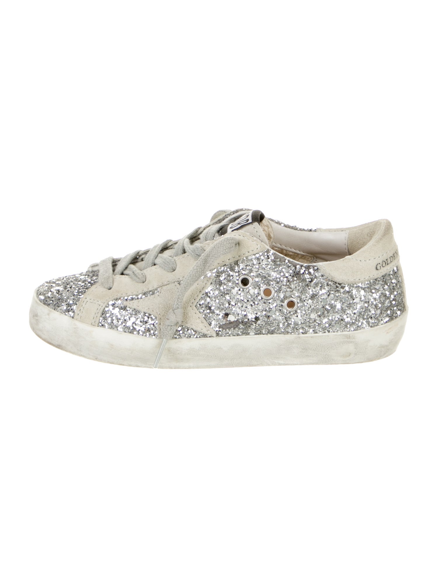 Golden Goose Girls' Sequin Low Top Sneakers