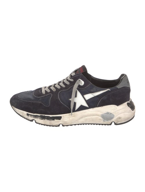 Golden Goose Suede Printed Athletic Sneakers