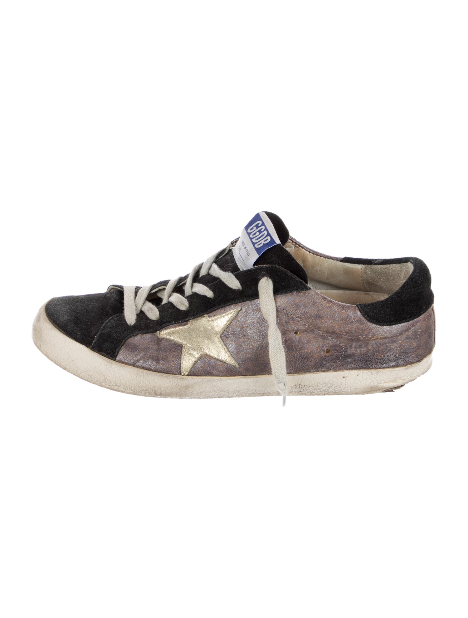 Golden Goose Suede Printed Sneakers