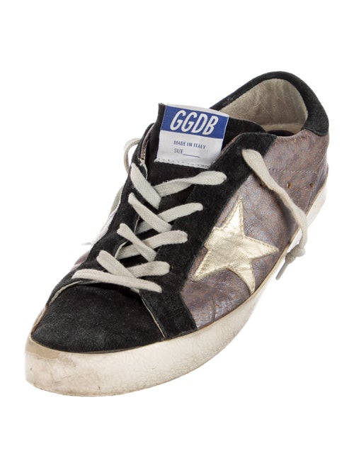 Golden Goose Suede Printed Sneakers