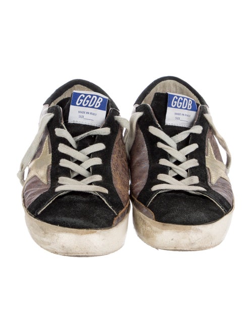 Golden Goose Suede Printed Sneakers