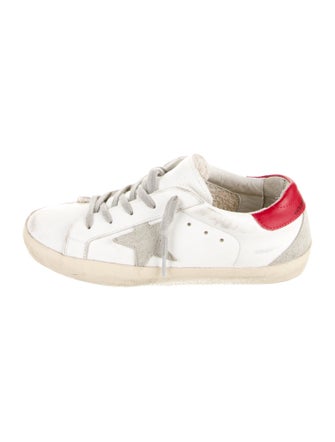 Golden Goose Leather Low Top Sneakers