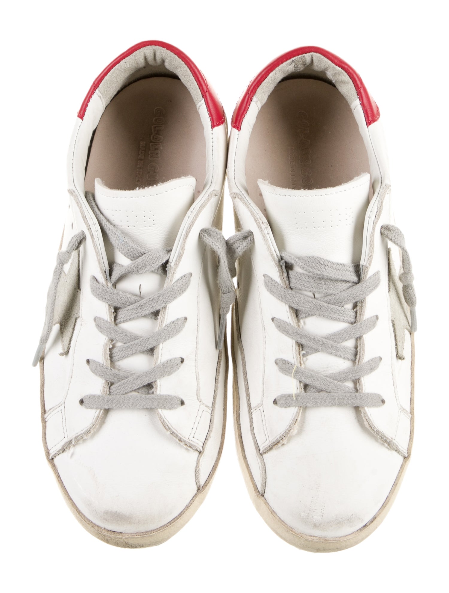 Golden Goose Leather Low Top Sneakers