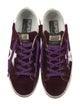 Golden Goose Velvet Printed Sneakers