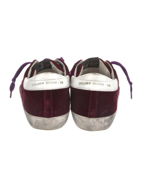 Golden Goose Velvet Printed Sneakers