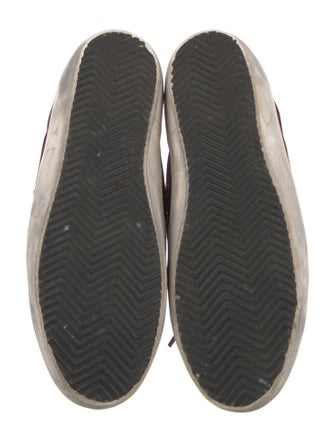 Golden Goose Velvet Printed Sneakers