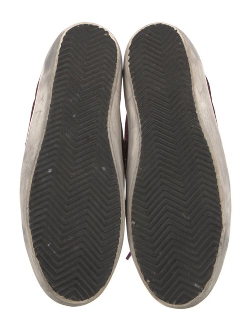 Golden Goose Velvet Printed Sneakers