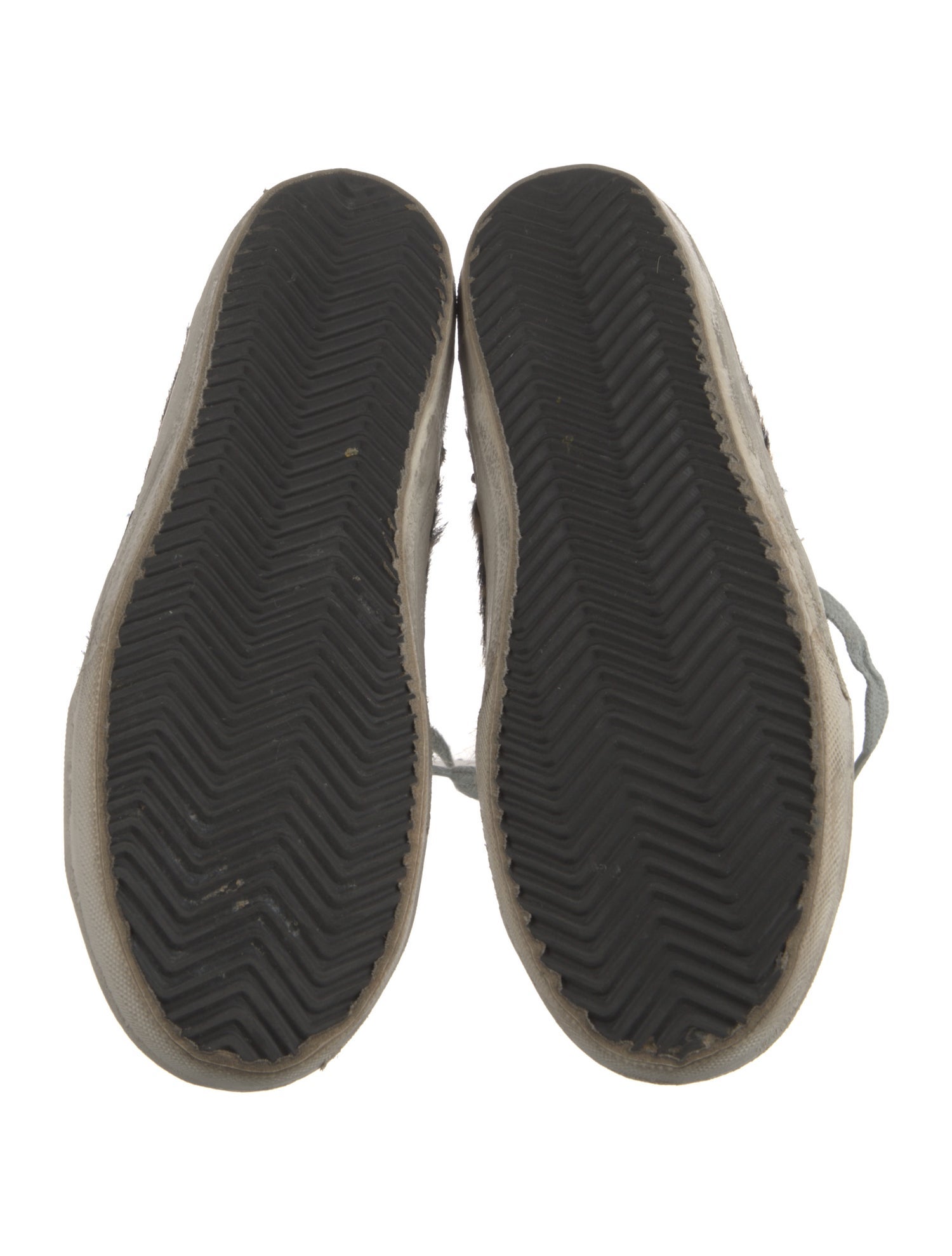 Golden Goose Ponyhair Animal Print Sneakers