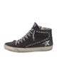 Golden Goose Spike Accents Leather Sneakers