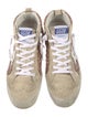 Golden Goose Suede Colorblock Pattern Sneakers