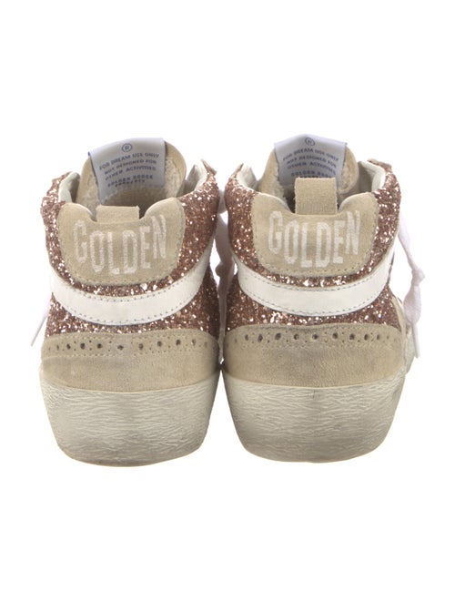 Golden Goose Suede Colorblock Pattern Sneakers