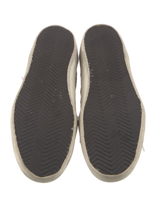 Golden Goose Suede Colorblock Pattern Sneakers