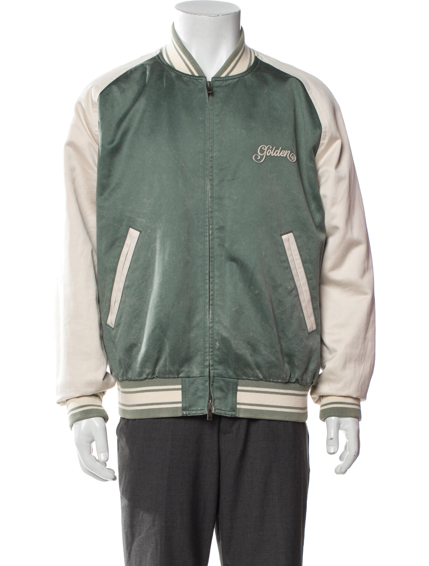 Golden Goose Graphic Print Varsity Jacket