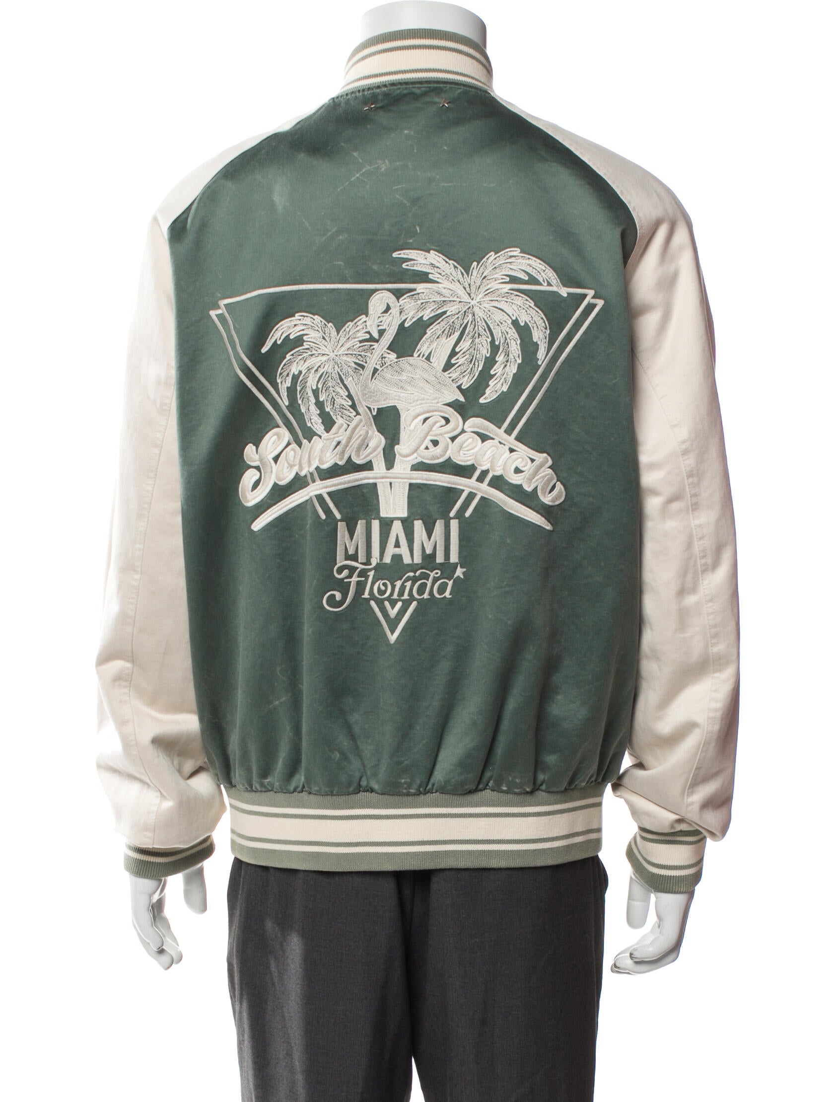 Golden Goose Graphic Print Varsity Jacket