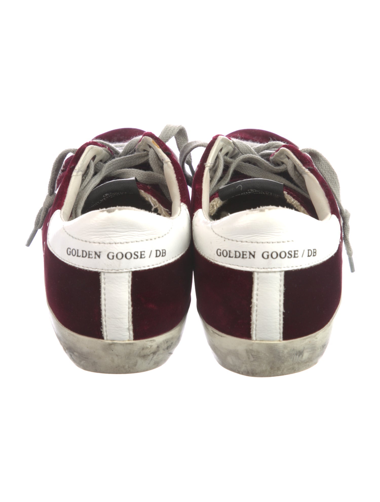 Golden Goose Velvet Printed Sneakers