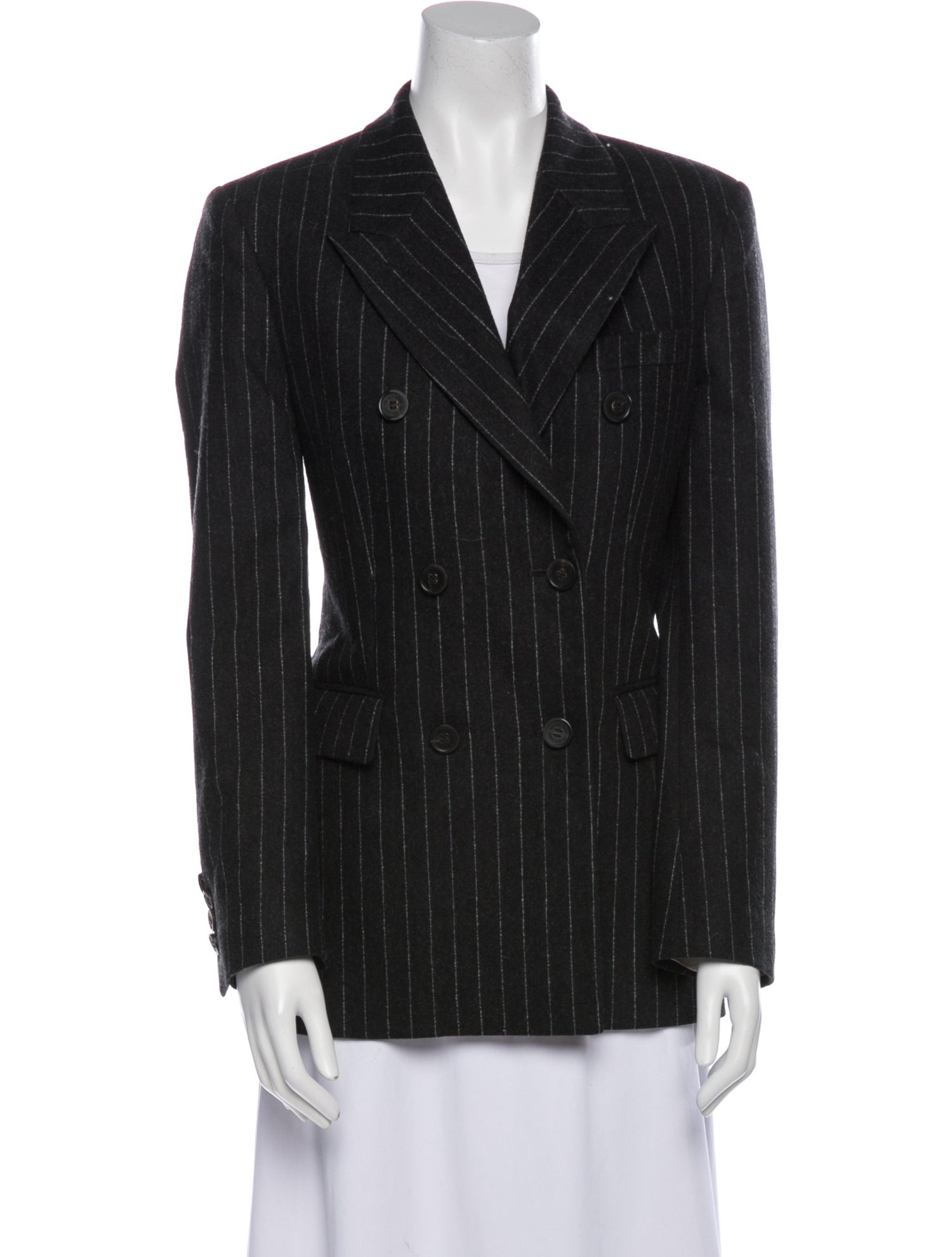 Golden Goose Virgin Wool Striped Blazer