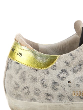 Golden Goose Suede Animal Print Sneakers