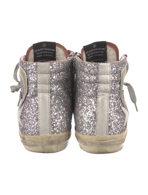 Golden Goose Glitter Printed Sneakers