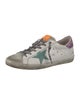 Golden Goose Leather Colorblock Pattern Sneakers