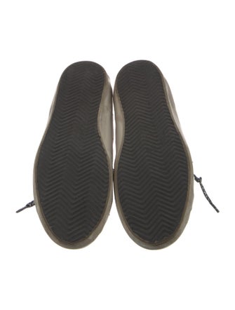 Golden Goose Leather Colorblock Pattern Sneakers