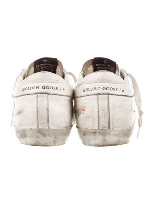 Golden Goose Leather Distressed Accents Sneakers