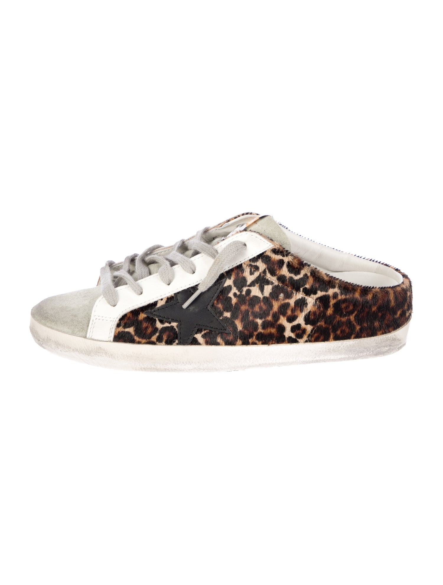 Golden Goose Ponyhair Animal Print Espadrilles