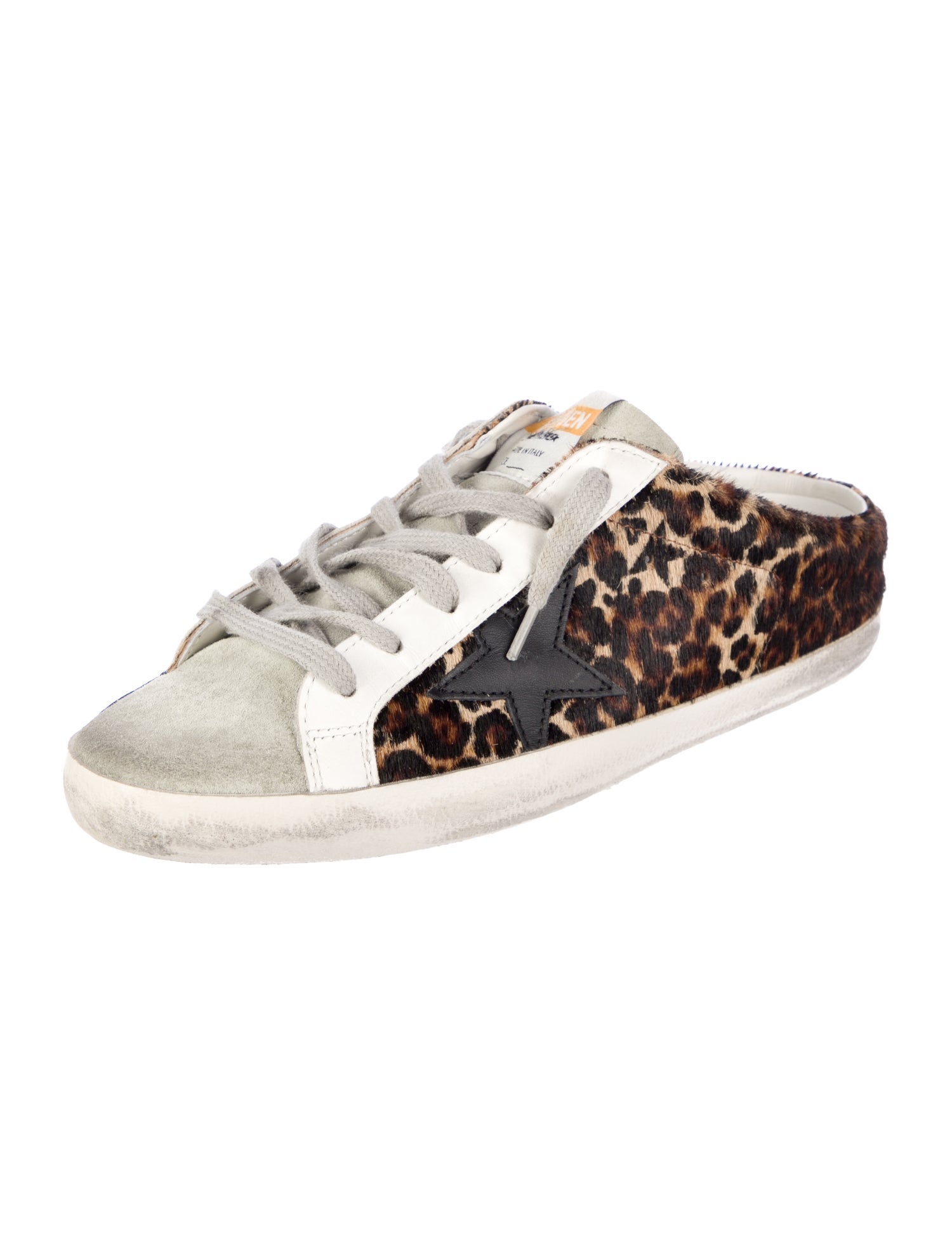 Golden Goose Ponyhair Animal Print Espadrilles