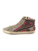 Golden Goose Suede Printed Sneakers
