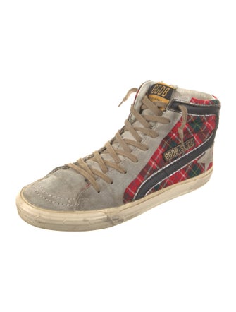 Golden Goose Suede Printed Sneakers