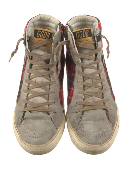 Golden Goose Suede Printed Sneakers