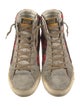 Golden Goose Suede Printed Sneakers