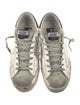 Golden Goose Leather Distressed Accents Sneakers