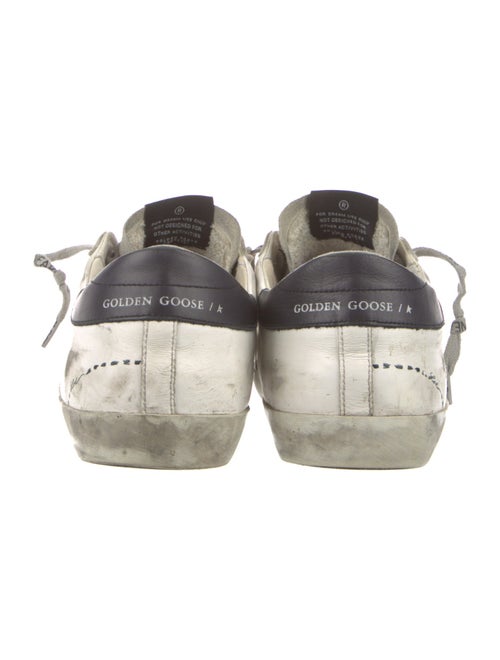 Golden Goose Leather Distressed Accents Sneakers