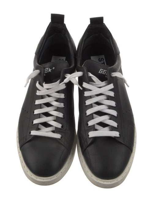 Golden Goose Leather Printed Sneakers