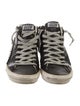 Golden Goose Leather Distressed Accents Sneakers