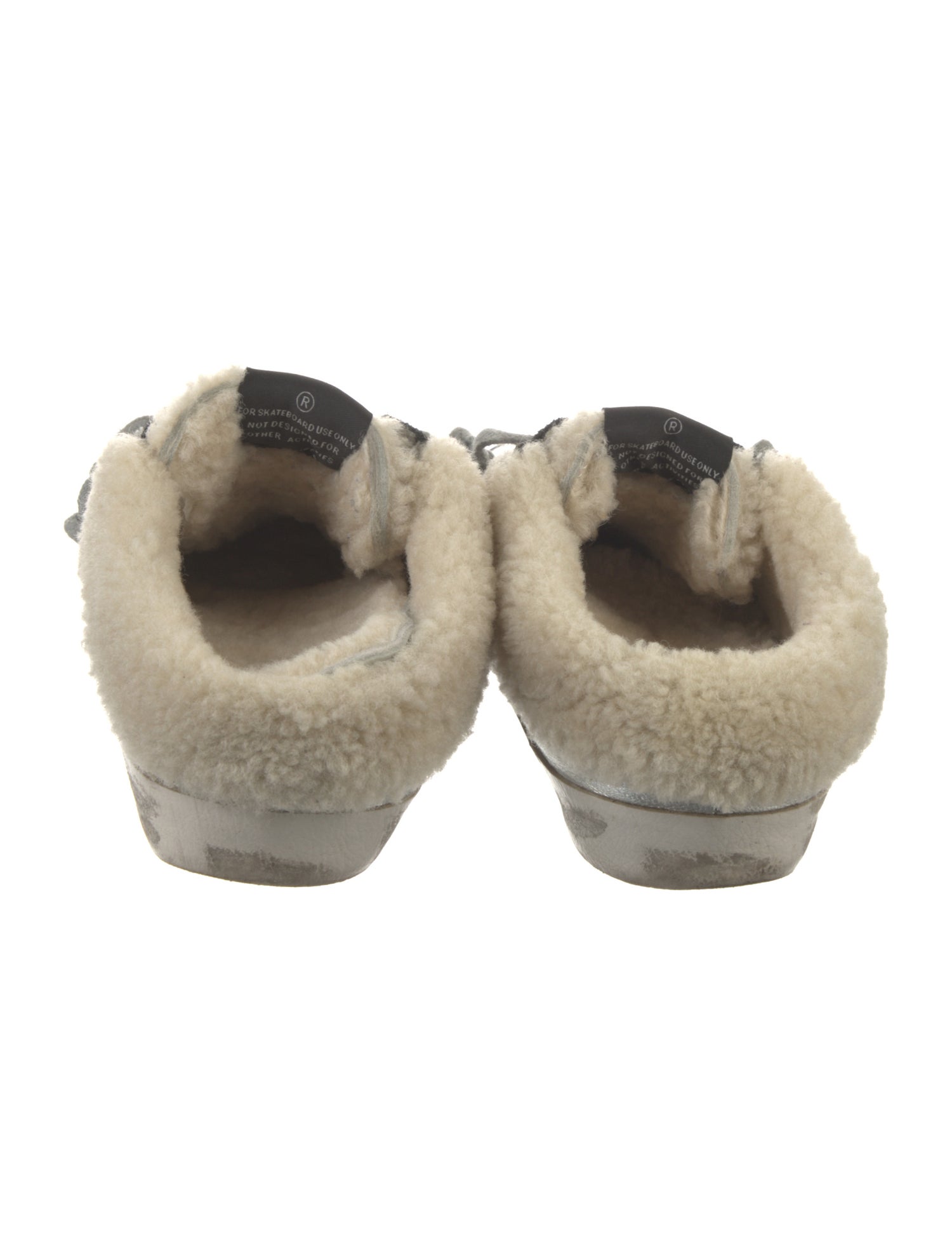 Golden Goose Leather Printed Sneakers