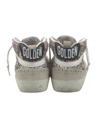 Golden Goose Tweed Printed Sneakers