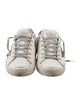 Golden Goose Leather Distressed Accents Sneakers
