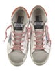 Golden Goose Leather Colorblock Pattern Sneakers