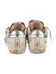 Golden Goose Leather Distressed Accents Sneakers