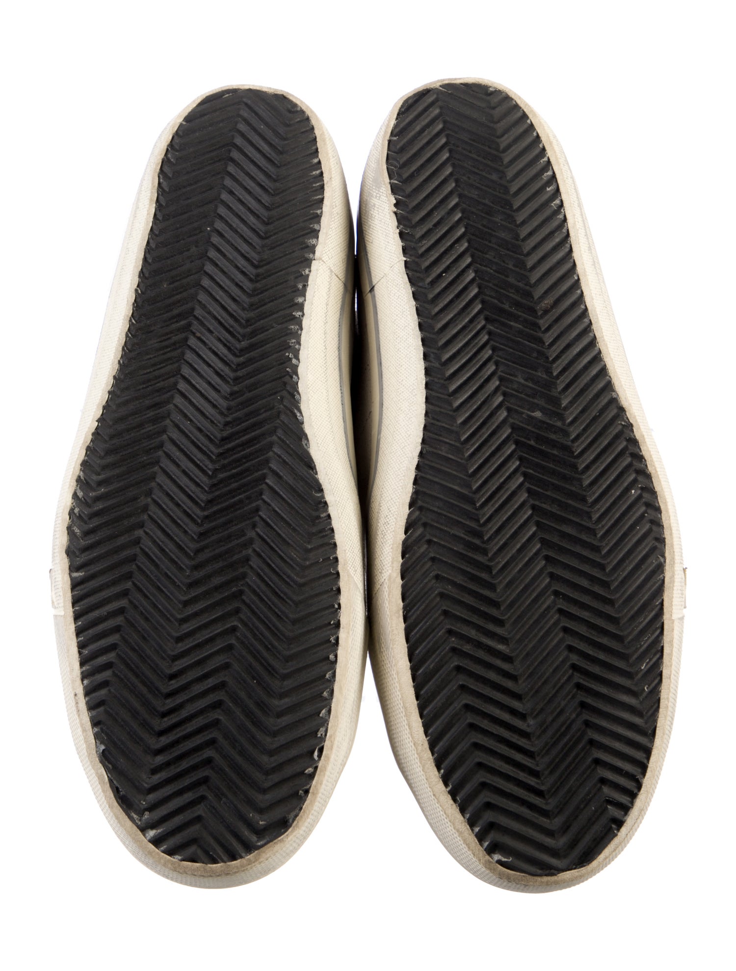 Golden Goose Leather Distressed Accents Sneakers