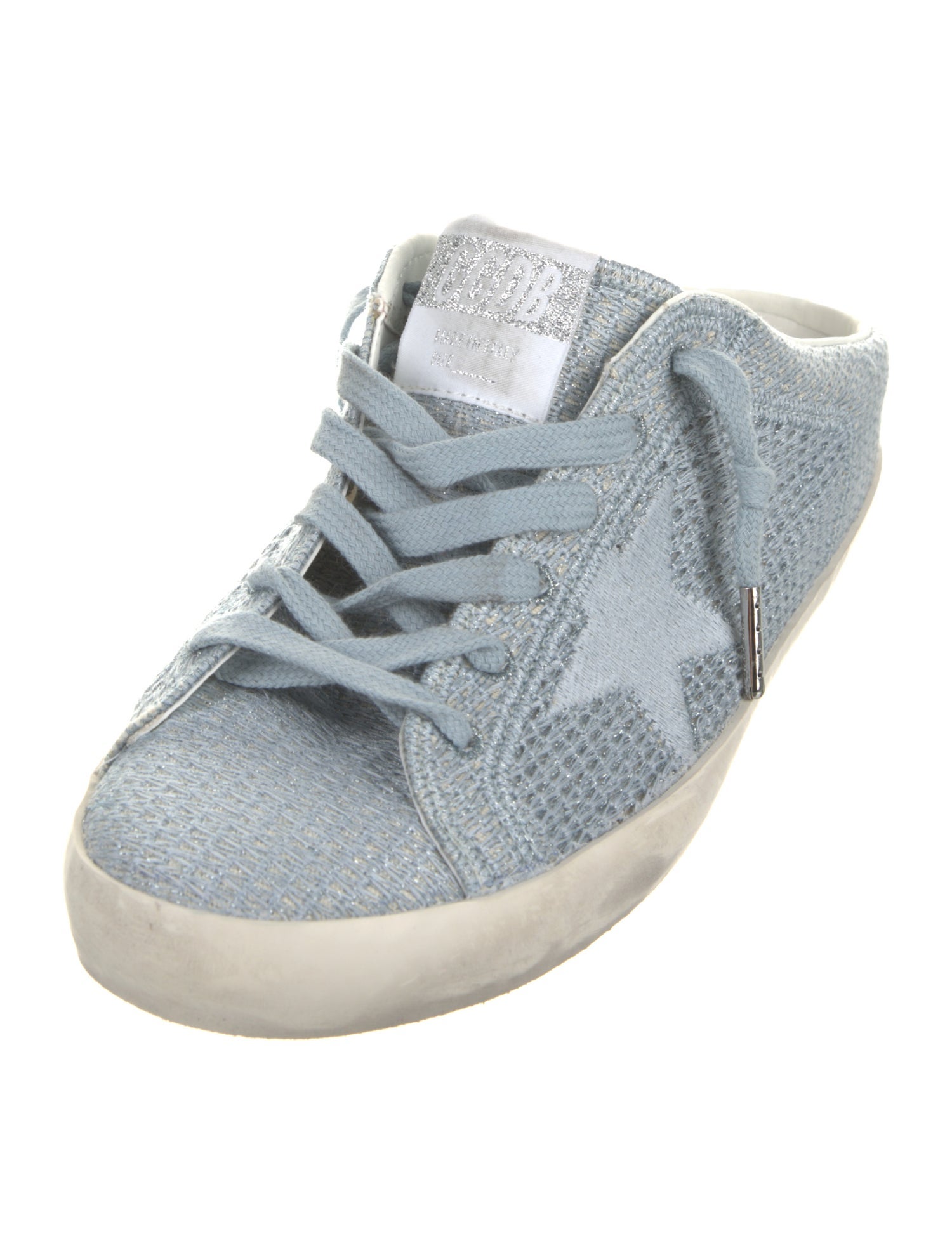 Golden Goose Leather Trim Embellishment Sneakers