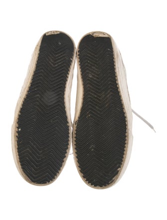 Golden Goose Leather Colorblock Pattern Sneakers