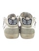 Golden Goose Leather Colorblock Pattern Sneakers