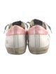 Golden Goose Leather Glitter Accents Sneakers