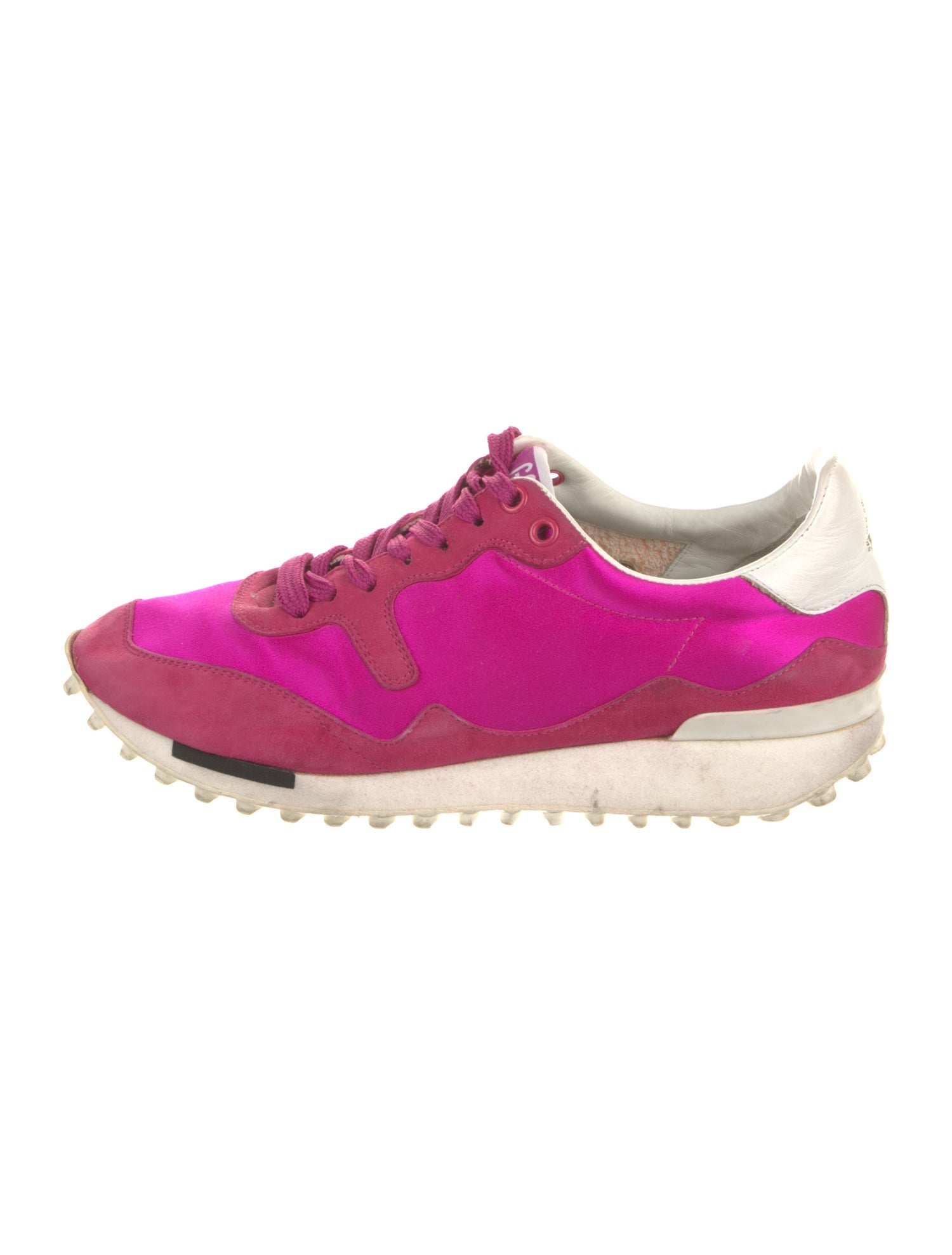 Golden Goose Nylon Colorblock Pattern Sneakers